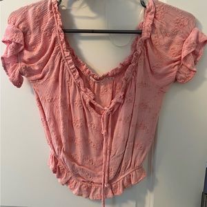 Francesca’s Mi Ami Off the Shoulder Crop Top